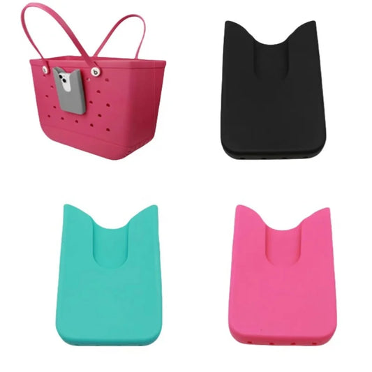 Beach Bag Silicone Phone Holder Eva Storage Basket Inserts Hook Set Small Key Chain Clip Storage Accessories Beach Bag Organizer