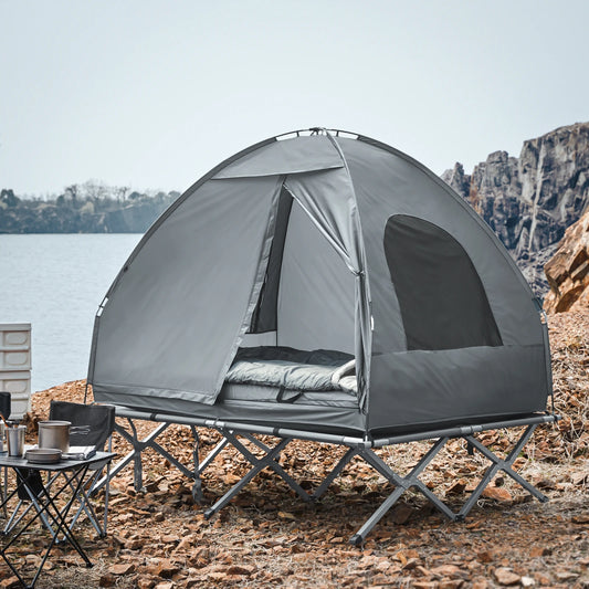 OGS32-L 4In1 Tent with Camping Bed Sleeping Bag Air Mattress and Accessories Camping Tent 2 People Camp Bed