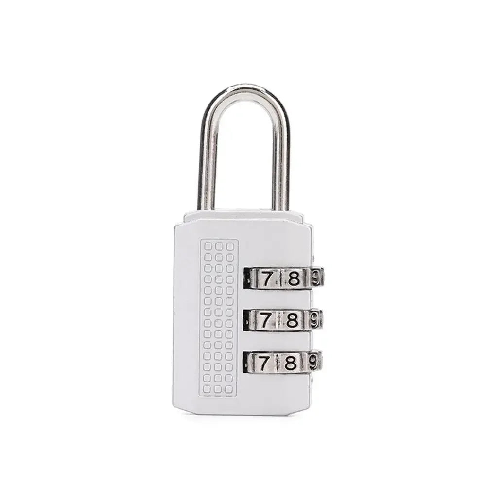 3 Dial Digit Password Lock Combination Suitcase Luggage Metal Code Password Locks Padlock Travel Safe Anti-Theft Cijfersloten