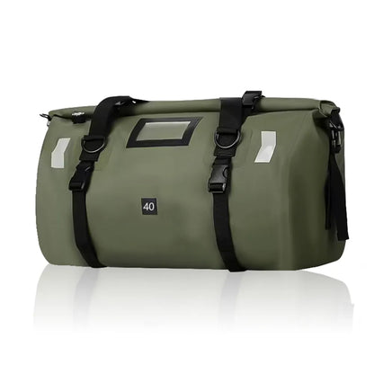 Motorcycle Dry Bag Waterproof Reflective Tail Duffle Bag Skiing Travel Hiking Camping Boating Riding Fishing Outdoor Luggage