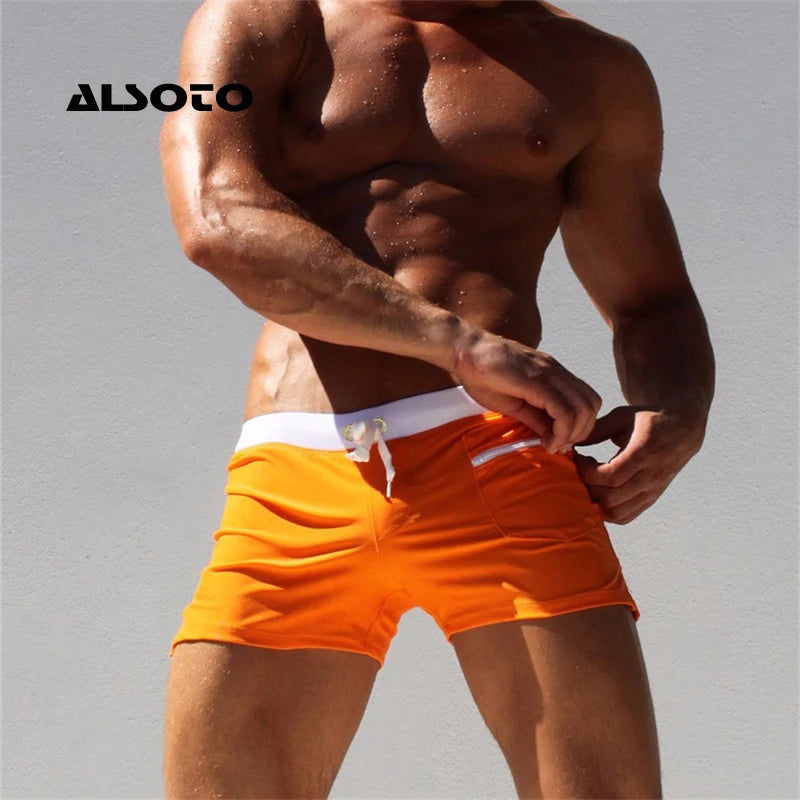 Sexy Swimsuit Swimwear Men Maillot De Bain Mens Swim Briefs Beach Shorts Swimming Trunks Zwembroek Heren Mayo Swimwear