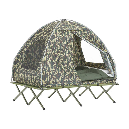 OGS32-L 4In1 Tent with Camping Bed Sleeping Bag Air Mattress and Accessories Camping Tent 2 People Camp Bed