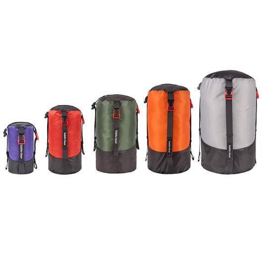 Outdoor Sleeping Bag Stuff Sack Waterproof Camping Sleeping Bag Compression Pack Large Capacity Space Saving for Camping Hiking