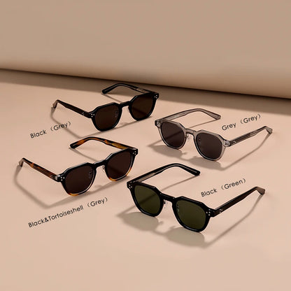 High-Quality Rivet Classic Sunglasses Men Women Brand Design Eye Sun Glasses Men Fashion Sunglasses UV400 Travel Driving