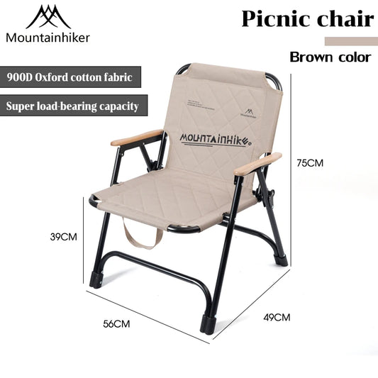 Ergonomic Seating, Reinforced Support, Foldable Seats, Perfect for Picnic Enthusiasts, Camping Chairs, Collapsible Chairs, Beach