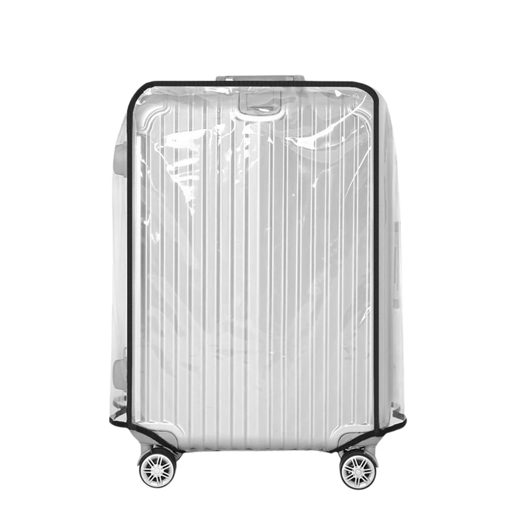18-30Inch Clear Suitcase Cover Protector PVC Protective Suitcase Cover Wear-Resistant Outer Cover Transpare for Wheeled Suitcase