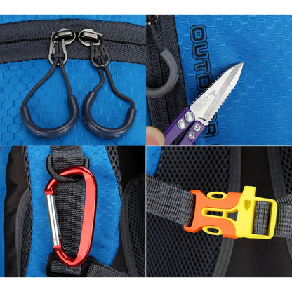 40L Climbing Waterproof Backpack Men Travel Designer Bag Pack Hiking Back Pack Unisex Outdoor Camping Backpacks Nylon Sport Bags