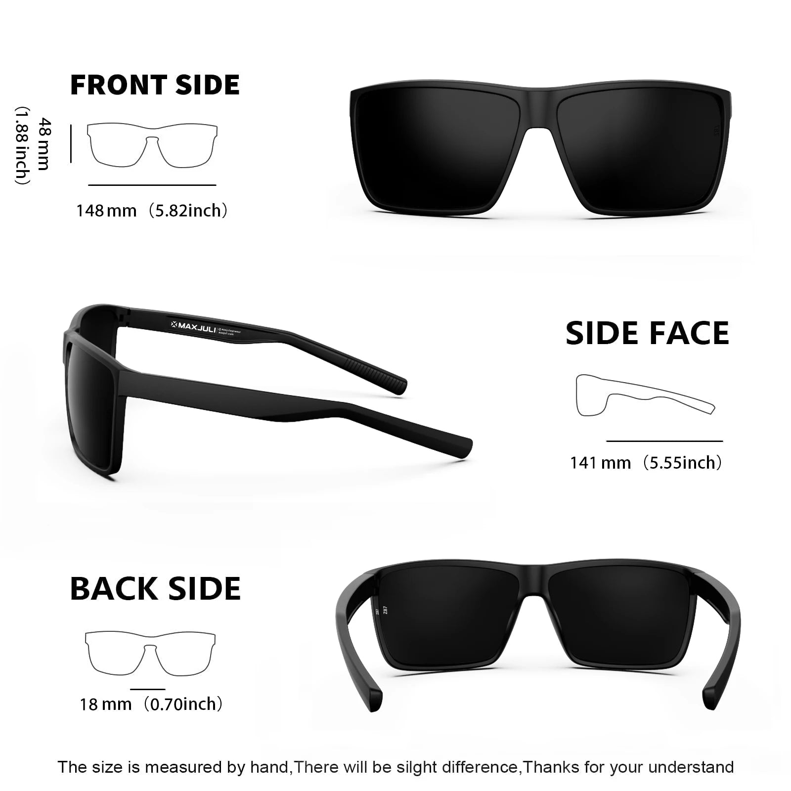 XL Z87 Safety Sport Sunglasses Men Big Wide Heads TR90 Ultralight UV400 Oversized Shades Outdoor 8108