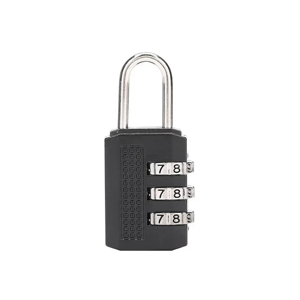3 Dial Digit Password Lock Combination Suitcase Luggage Metal Code Password Locks Padlock Travel Safe Anti-Theft Cijfersloten