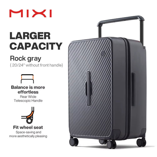 Large-Capacity Suitcase Trolley Case 26Inch Checked in Hardside Rolling Wheels Luggage Wide Handle Travel Suitcases M9276DH