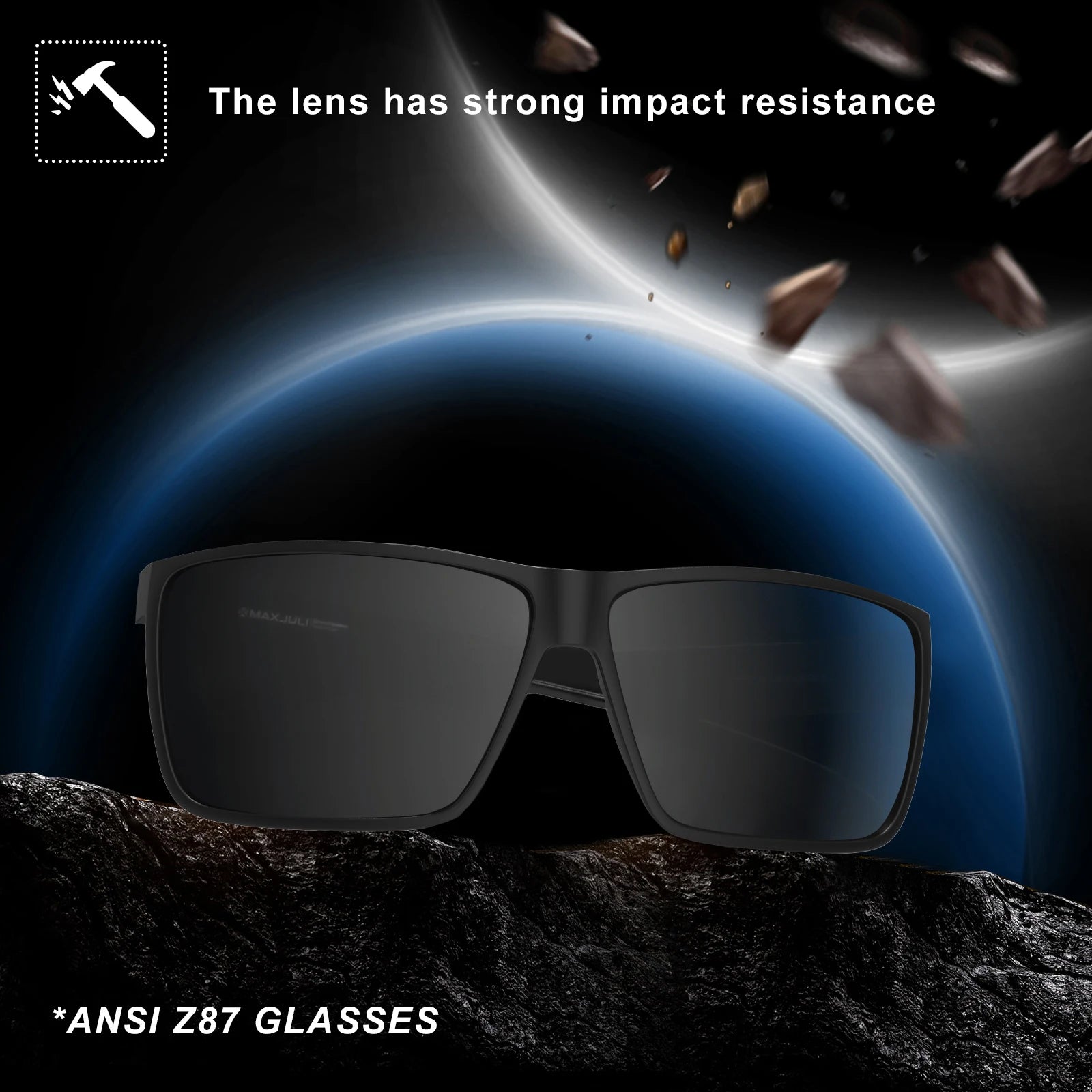 XL Z87 Safety Sport Sunglasses Men Big Wide Heads TR90 Ultralight UV400 Oversized Shades Outdoor 8108
