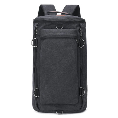 Preppy Style School Backpack Bookbag Laptop Computer Backpacks Travel Backpacks Outdoor Sports Cylinder Canvas Backpacks