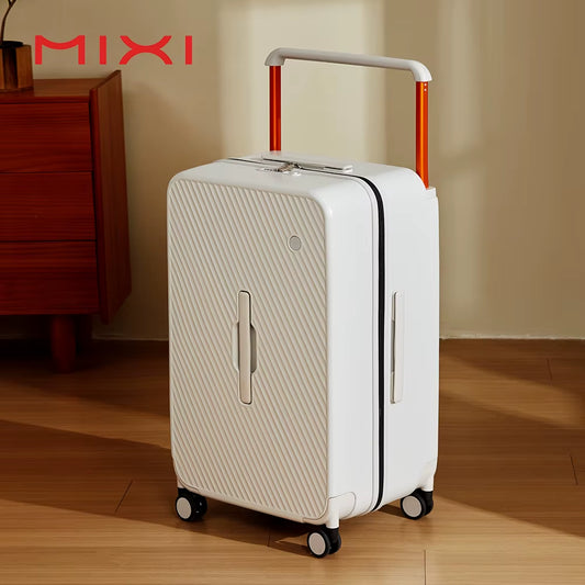 Large-Capacity Suitcase Trolley Case 26Inch Checked in Hardside Rolling Wheels Luggage Wide Handle Travel Suitcases M9276DH