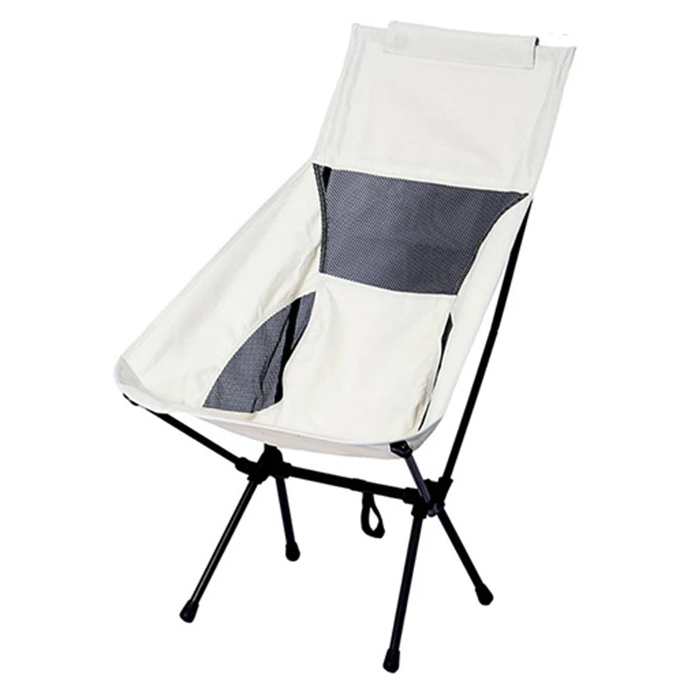 Portable High Back Camping Chair Lightweight Folding Camping Chairs with Carry Bag Backpacking Foldable Chair for Hiking Fishing