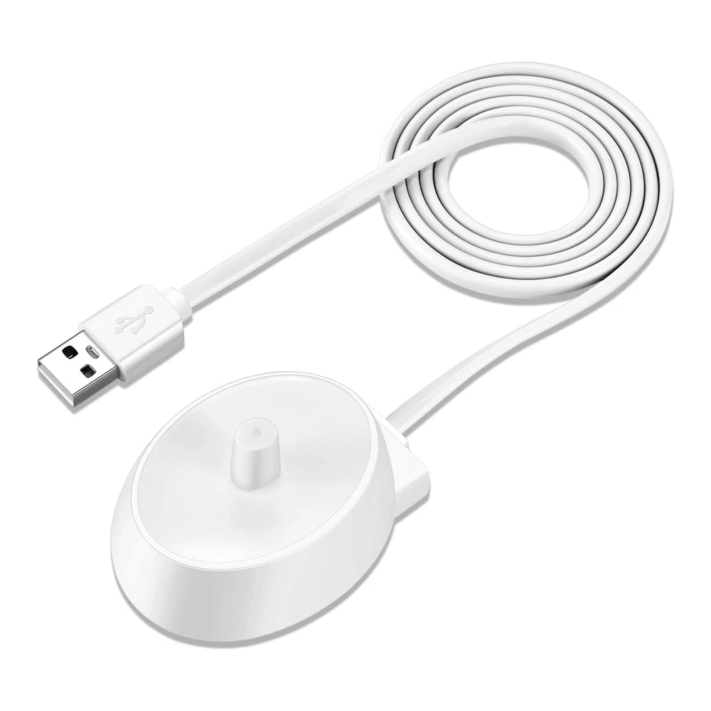 USB Charger Base Fit for Oral B Electric Toothbrush Safe Reliable Portable Waterproof Inductive Charging Base for Travel