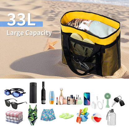 Extra Large Beach Bags 2-In-1 Beach Bag Detachable Beach Tote Pool Bag Lightweight for Beach/Pool Trip