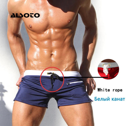 Sexy Swimsuit Swimwear Men Maillot De Bain Mens Swim Briefs Beach Shorts Swimming Trunks Zwembroek Heren Mayo Swimwear