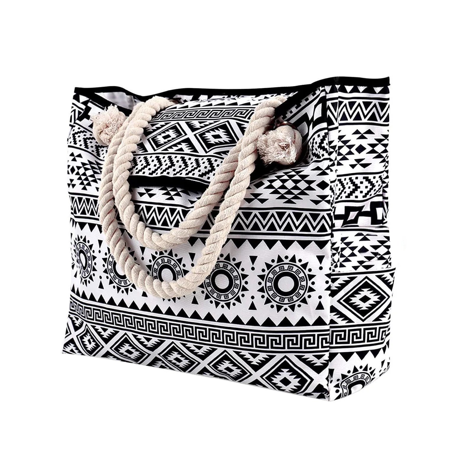 Super Large Capacity Tote Bags Multifunctional Printed Beach Bag Travel Beach Pool Gym Must-Have Accessories Shoulder Bags