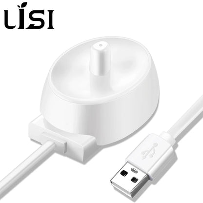 USB Charger Base Fit for Oral B Electric Toothbrush Safe Reliable Portable Waterproof Inductive Charging Base for Travel