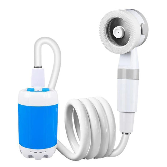 Portable Camping Shower Pump with Digital Display 4000Mah Upgraded Rechargeable Electric Shower Pump for Camping Beach Dormitory