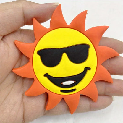 8Pcs/Set Cartoon Charm Inserts for Beach Bag, Soft Accessories, Beach Bag Tote Handbag Decoration