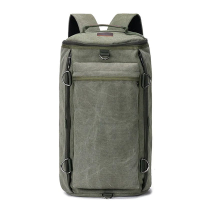 Preppy Style School Backpack Bookbag Laptop Computer Backpacks Travel Backpacks Outdoor Sports Cylinder Canvas Backpacks