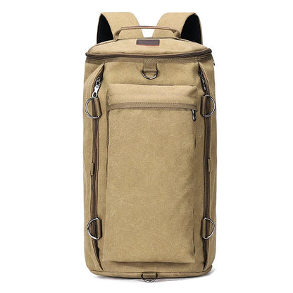 Preppy Style School Backpack Bookbag Laptop Computer Backpacks Travel Backpacks Outdoor Sports Cylinder Canvas Backpacks
