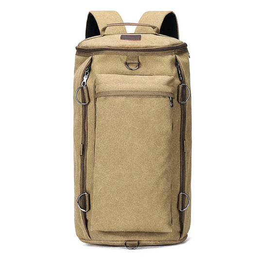 Preppy Style School Backpack Bookbag Laptop Computer Backpacks Travel Backpacks Outdoor Sports Cylinder Canvas Backpacks