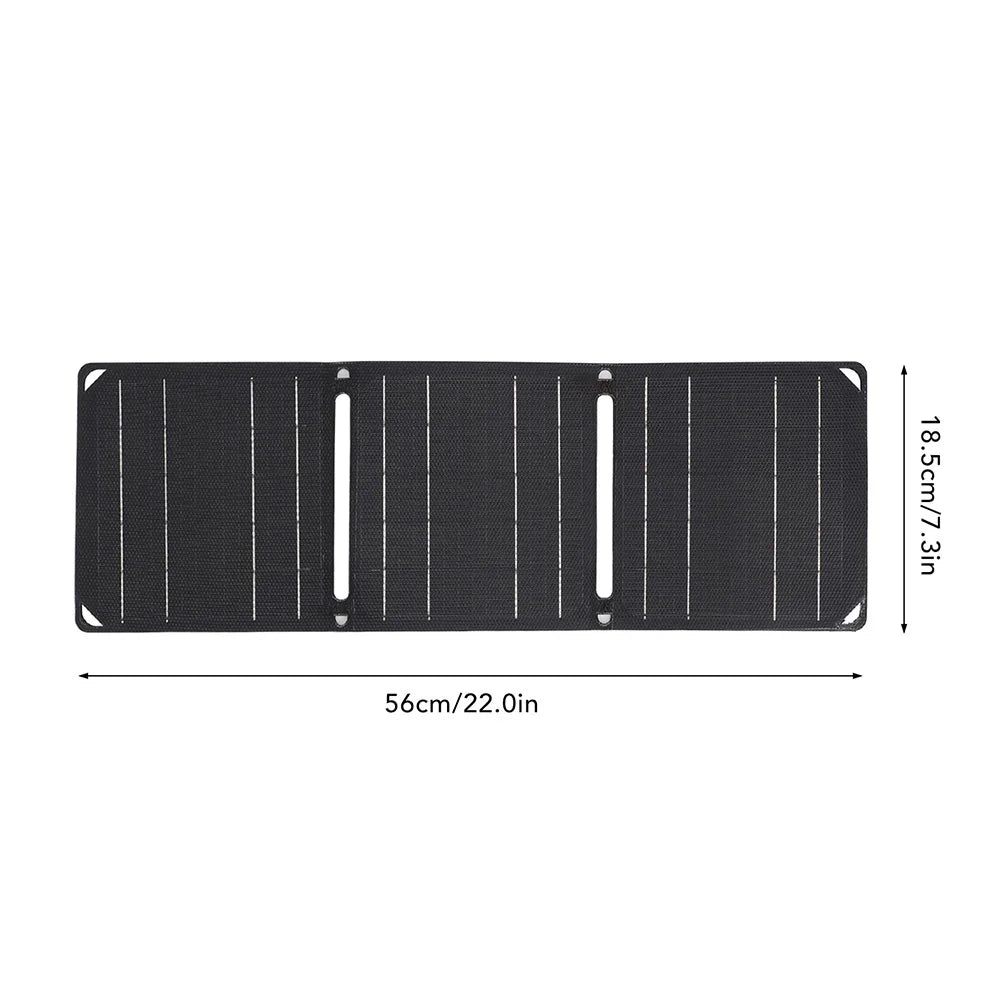 Outdoor Powerful Portable Solar Panel 5V 30W 40W Battery Phone Charger PD 20W QC 3.0 5V 9V 12V for USB a C Power Bank