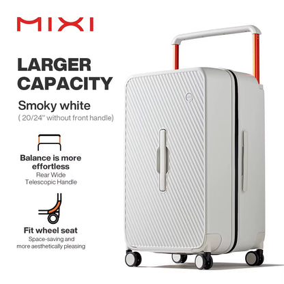 Large-Capacity Suitcase Trolley Case 26Inch Checked in Hardside Rolling Wheels Luggage Wide Handle Travel Suitcases M9276DH