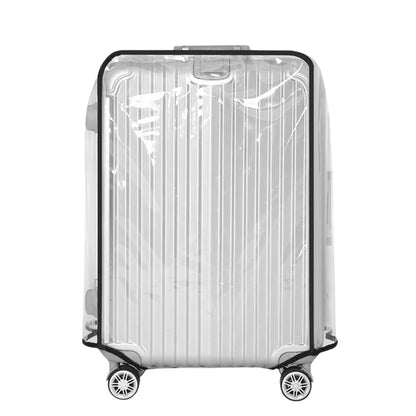 18-30Inch Clear Suitcase Cover Protector PVC Protective Suitcase Cover Wear-Resistant Outer Cover Transpare for Wheeled Suitcase