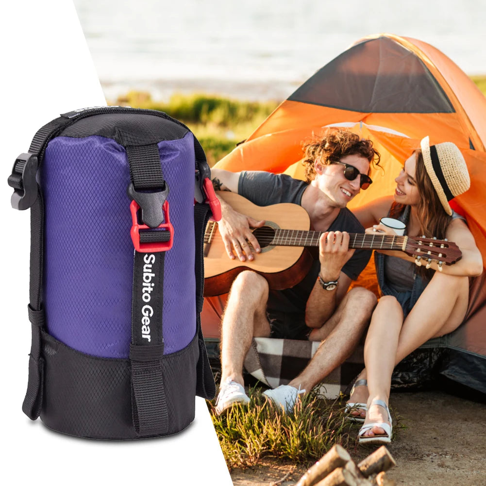 Outdoor Sleeping Bag Stuff Sack Waterproof Camping Sleeping Bag Compression Pack Large Capacity Space Saving for Camping Hiking
