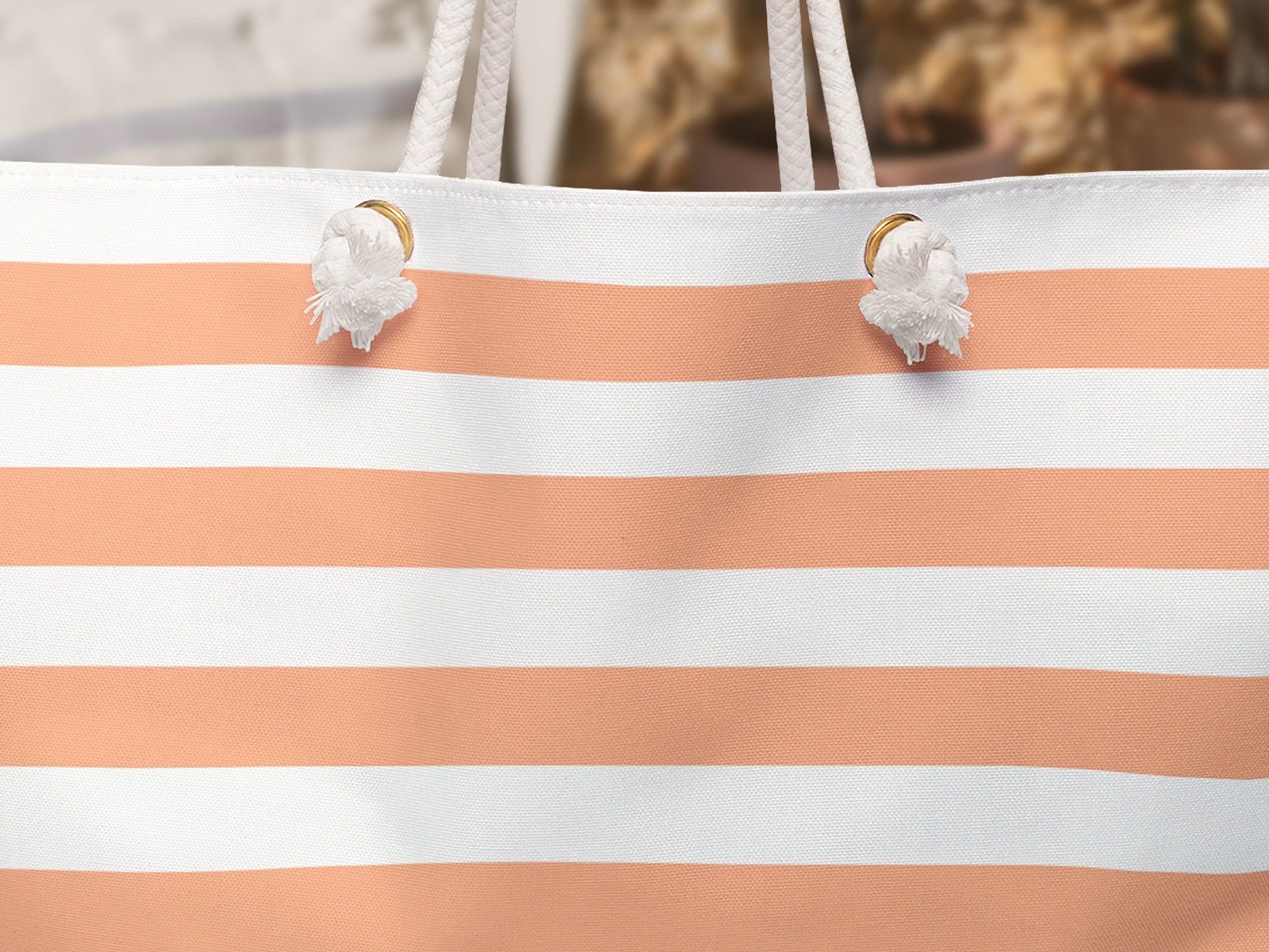 Cabana Stripe Beach Bag