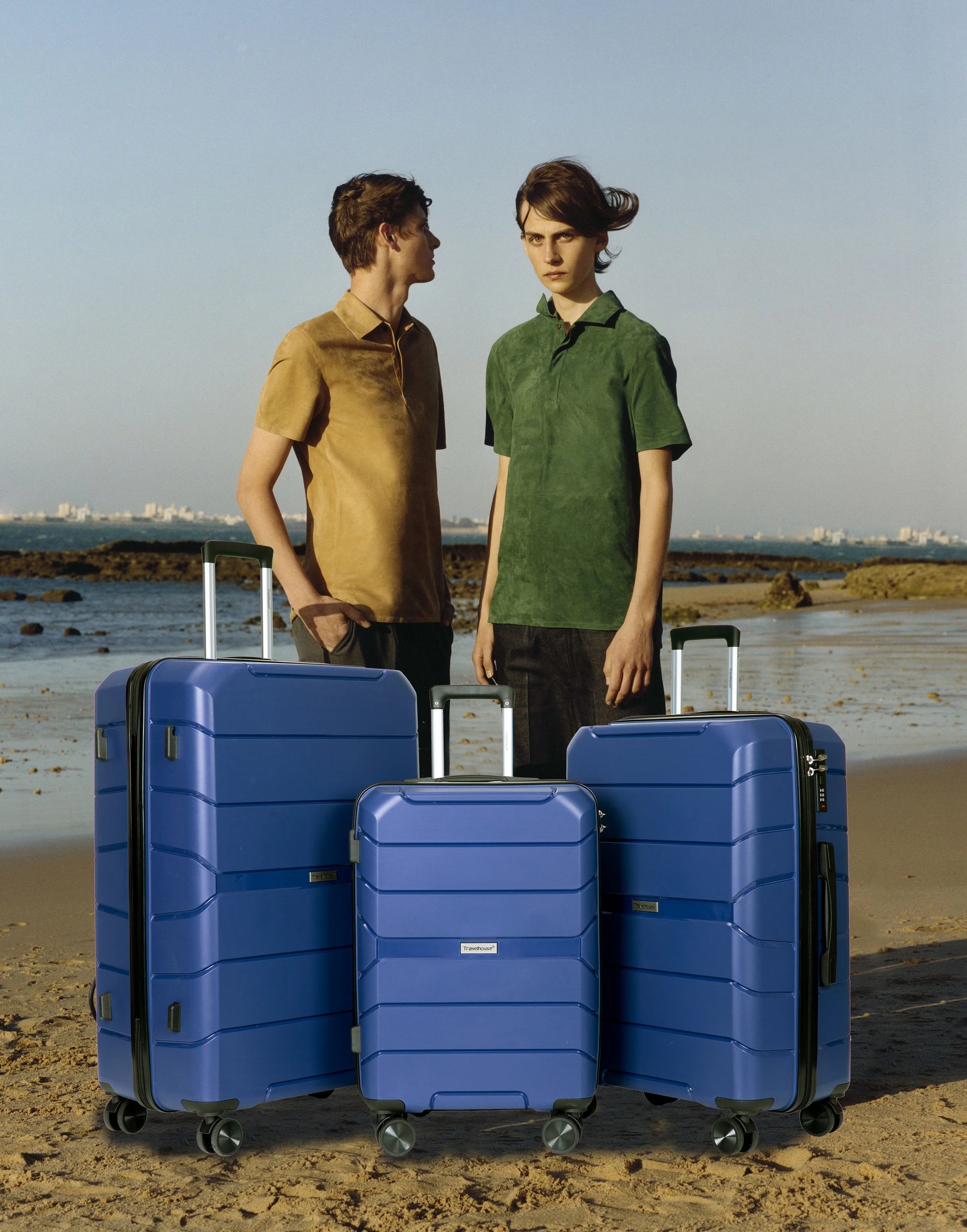 Hardshell Suitcase Spinner Wheels PP Luggage Sets Lightweight Suitcase with TSA Lock, 3-Piece Set (20/24/28)