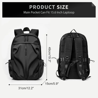 Mens Backpack Waterproof Notebook Backpacks Travel Vacuum Compression Laptop Backpacks High Quality Storage Business Bag New In