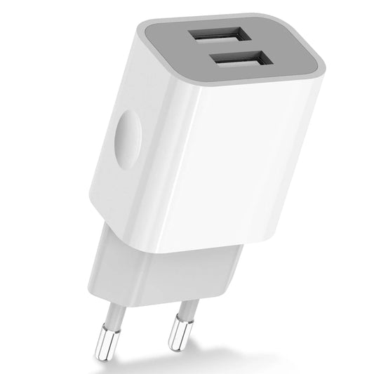5V 2A EU Plug USB Chargers Universal Travel AC Power Wall Adapters 5V 2A USB Phone Chargers for Iphone Ipad Samsung Xiaomi