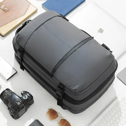 TANJIEZHE 30L Man Travel Backpacks Duffel Backpack Travel Luggage Travel Bag Laptop Bag USB Waterproof Backpacks