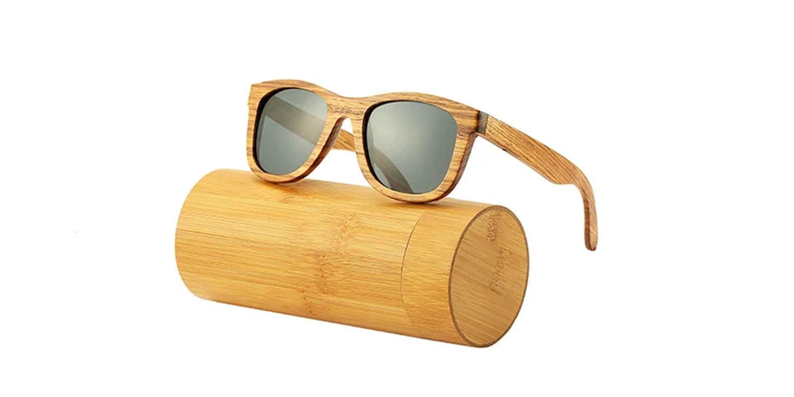 AN SWALLOW Retro Polarized Zebra Wood Sunglasses UV400 Luxury Brand Design Sunglasses Men Handmade Wooden Sun Glasses Women