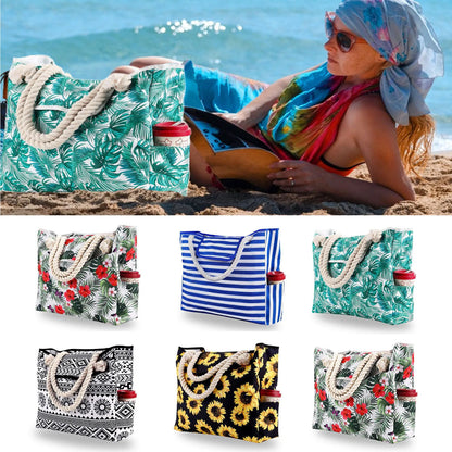 Super Large Capacity Tote Bags Multifunctional Printed Beach Bag Travel Beach Pool Gym Must-Have Accessories Shoulder Bags