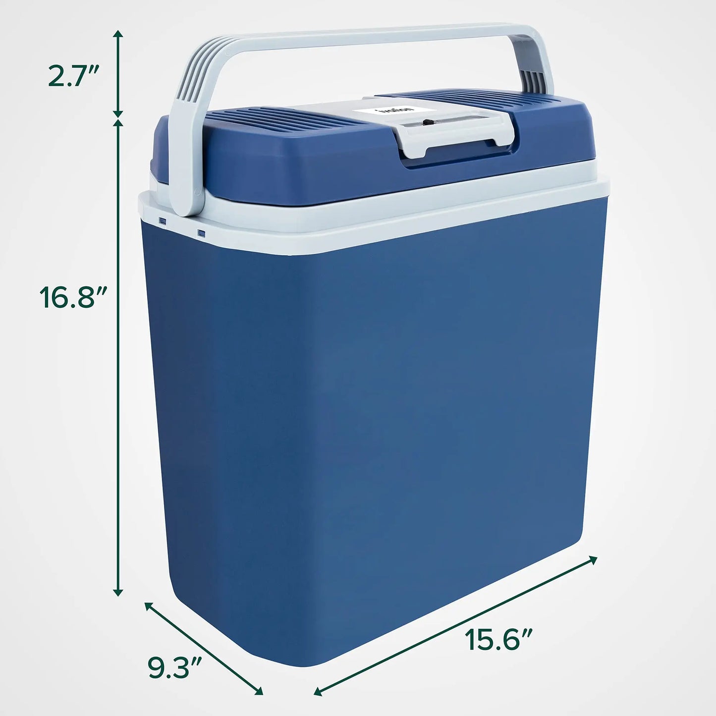 Electric Cooler & Warmer, 24 L Portable Thermoelectric 12 Volt Cooler with Handle