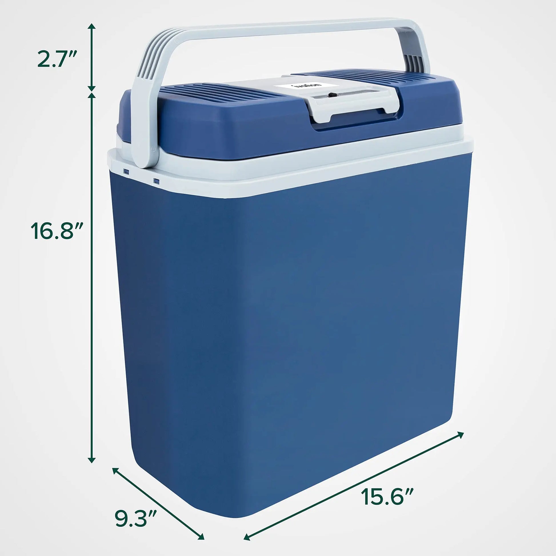 Electric Cooler & Warmer, 24 L Portable Thermoelectric 12 Volt Cooler with Handle