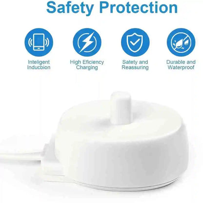 USB Charger Base Fit for Oral B Electric Toothbrush Safe Reliable Portable Waterproof Inductive Charging Base for Travel