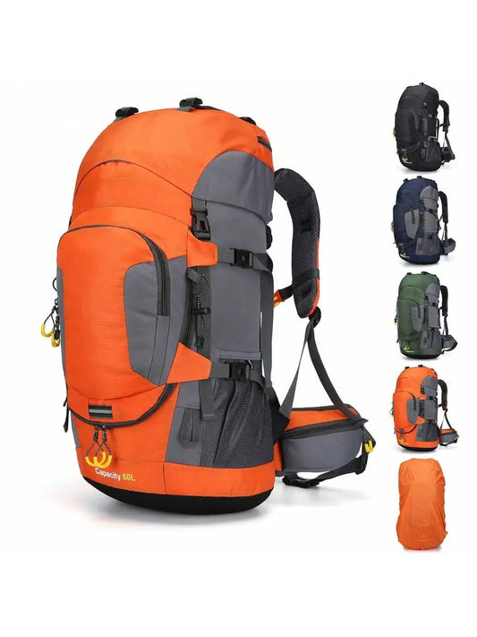 60L Waterproof Oxford Backpack for Hiking Camping Trekking Travel Outdoor