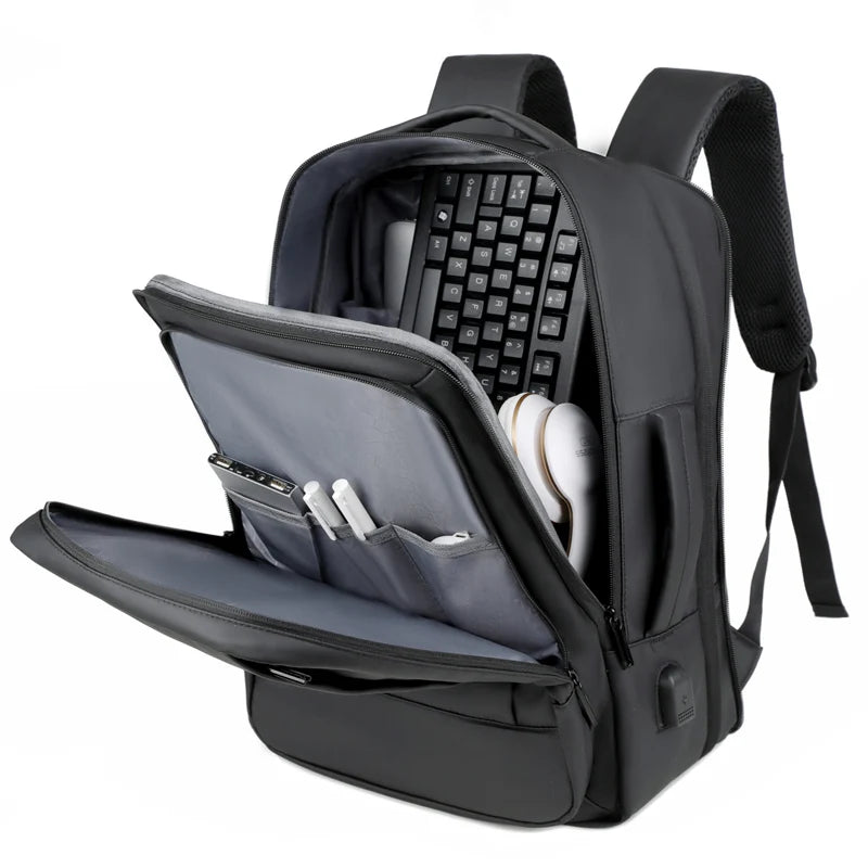 Men Travel Backpack Expand Oxford Big Capacity USB Charge Business Male Backpacks Computer Men Backpacks