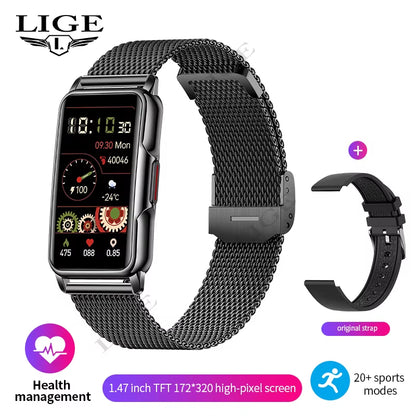 For Android IOS Smart Bracelet Women Smartwatch Men Heart Rate Blood Oxygen Waterproof Sport Smart Band Watch for Ladies +Gift