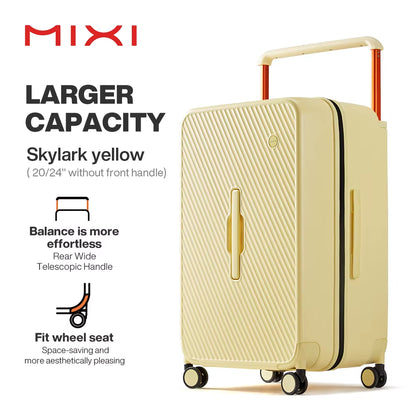 Large-Capacity Suitcase Trolley Case 26Inch Checked in Hardside Rolling Wheels Luggage Wide Handle Travel Suitcases M9276DH