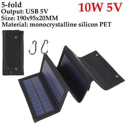 Outdoor Powerful Portable Solar Panel 5V 30W 40W Battery Phone Charger PD 20W QC 3.0 5V 9V 12V for USB a C Power Bank
