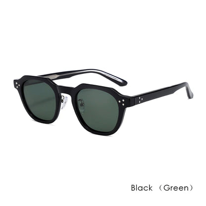 High-Quality Rivet Classic Sunglasses Men Women Brand Design Eye Sun Glasses Men Fashion Sunglasses UV400 Travel Driving
