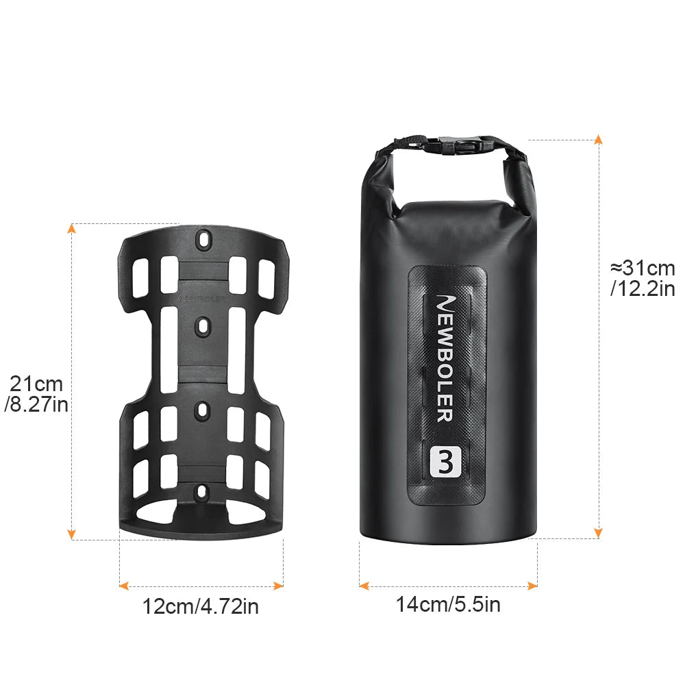 Portable Waterproof Bike Fork Bags 3L Portable Bike Bags Electric Scooter Bags Bicycle Front Bags Bicycle Fork Bags
