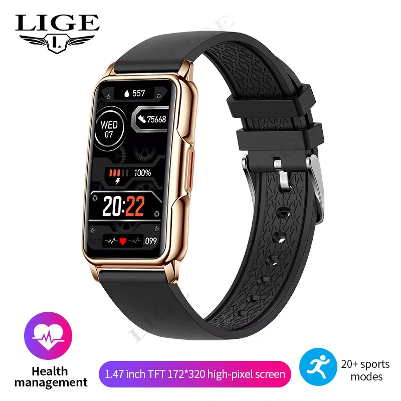 For Android IOS Smart Bracelet Women Smartwatch Men Heart Rate Blood Oxygen Waterproof Sport Smart Band Watch for Ladies +Gift